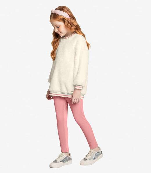 Conjunto de Blusão Com Legging Trick Nick Bege