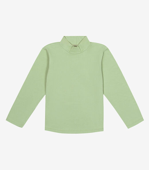 Blusa Infantil Feminina Manga Longa Trick Nick Verde