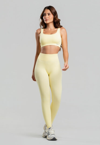 Image_Conjunto Fitness Calça e Top Sem Costura Amarelo Salvatore