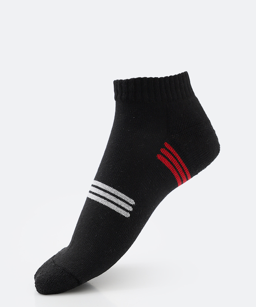 Kit 3 Pares Meias Masculina Cano Curto MR Branco