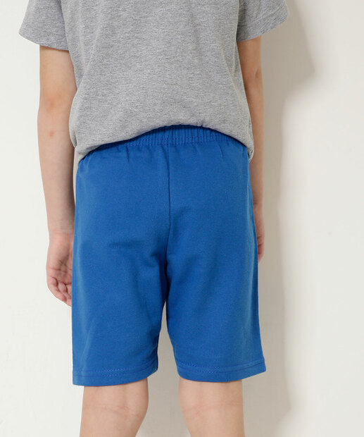 Bermuda Infantil Moletinho Bolsos MR Tam 4 a 10