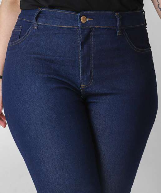 Calça Plus Size Feminina Jeans Skinny 
