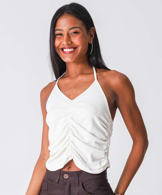 Image_Blusa Regata Detalhe Franzido Marisa Bege