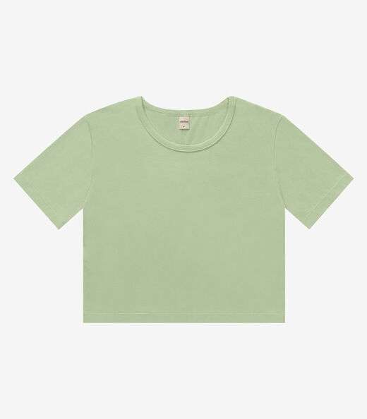 Blusa Básica Feminina Cotton Leve Rovitex Verde