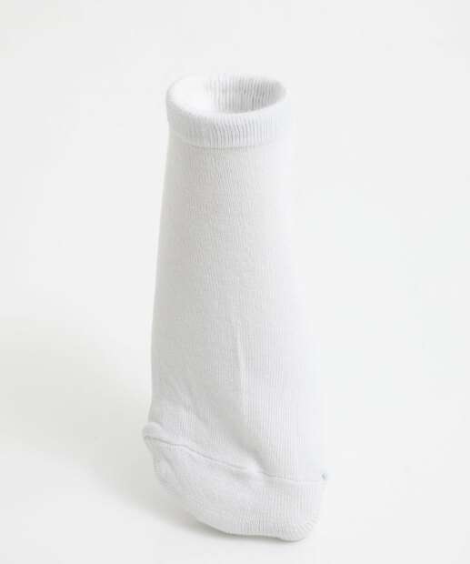 Kit 2 Pares Meias Masculina Invisíveis Marisa Branco