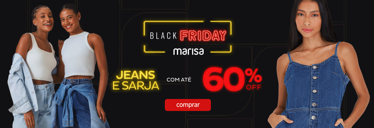 Jeans com até 60% OFF