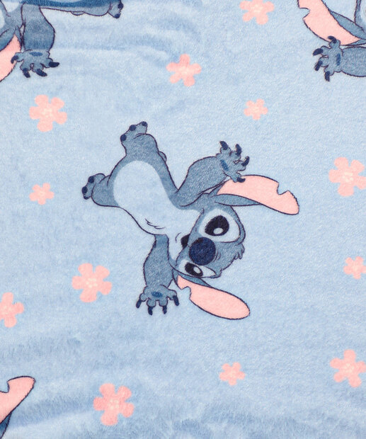Manta Infantil Estampa Stitch Disney Azul