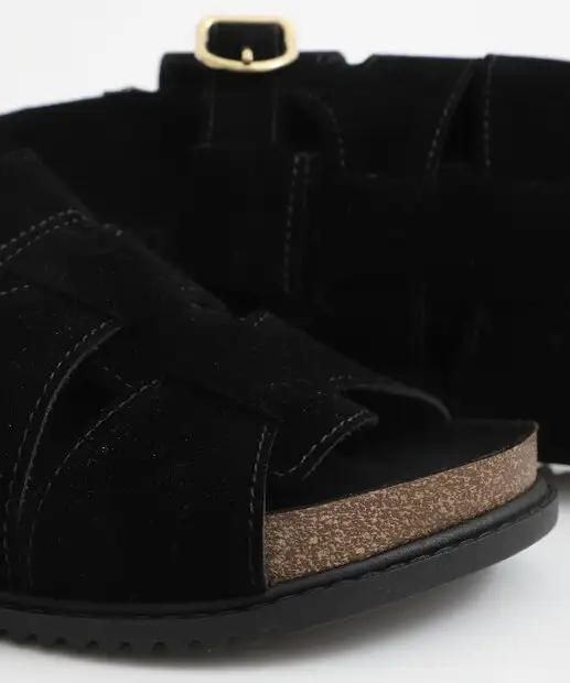 Rasteirinha Feminina Birken Fivelas Beira Rio Preto