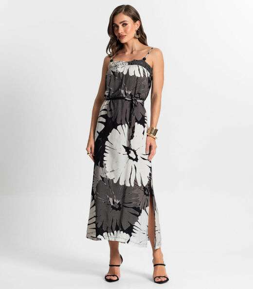 Image_Vestido Midi De Alça Endless Cinza