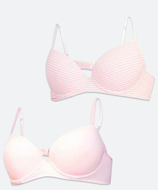 Kit Sutiã Com Base Listrado Marisa