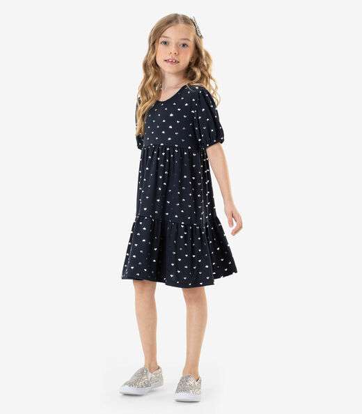 Vestido Infantil Rovi Kids Azul