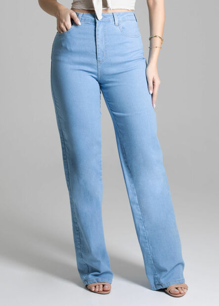 Calça Sawary Jeans Wide Leg - 278156