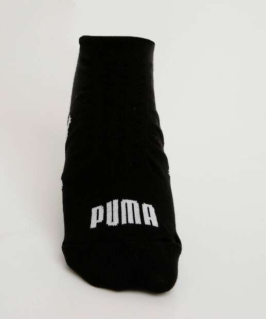 Kit 3 Pares Meias Infantil Invisíveis Básicas Puma