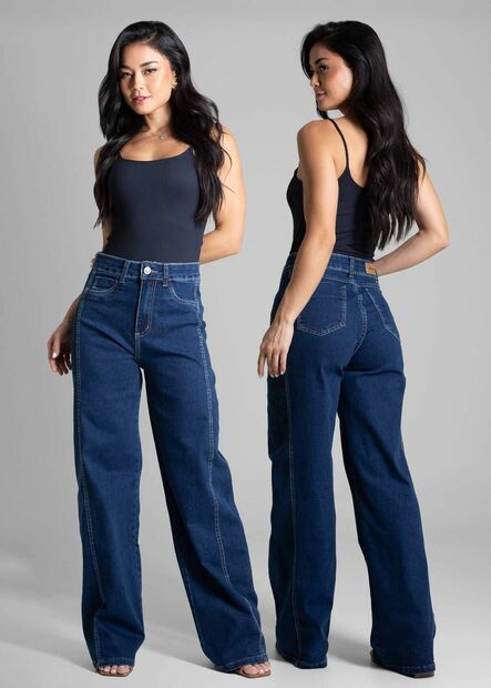 Calça Jeans Sawary Wide Leg - 282229