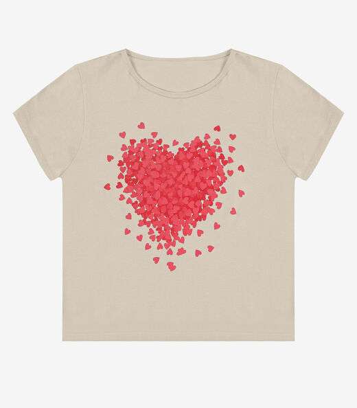 Image_Blusa Feminina Manga Curta Estampada Select Bege