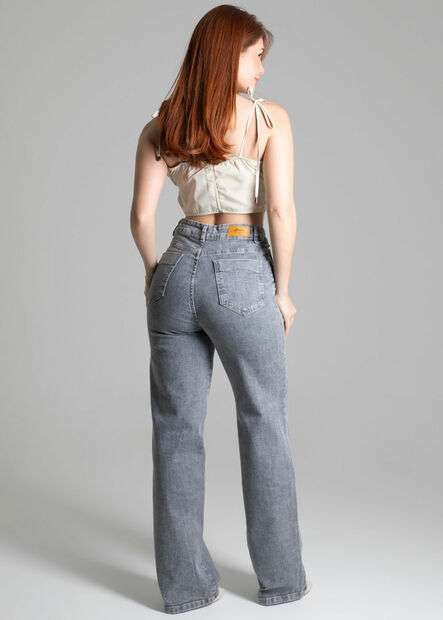 Calça Sawary Jeans Wide Leg - 278093