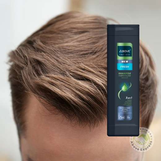 Kit c/3 Shampoo Anticaspa Above Men Fresh 325ml