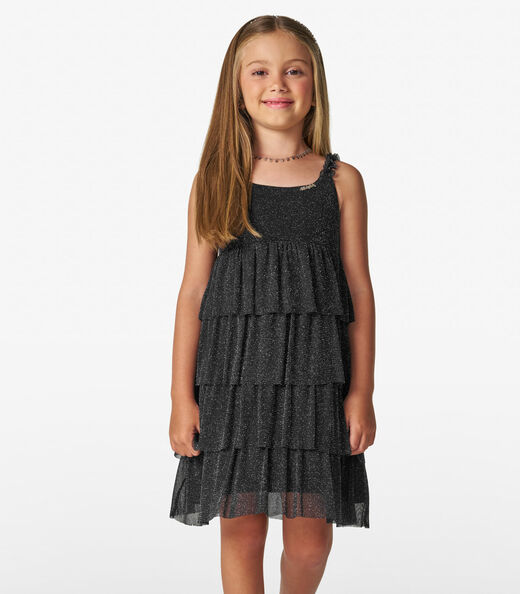 Image_Vestido Infantil em Tule Shine Duo Trick Nick Preto