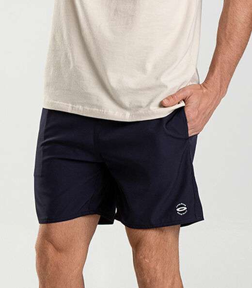 Bermuda Masculina Lisa De Microfibra Long Bong Azul