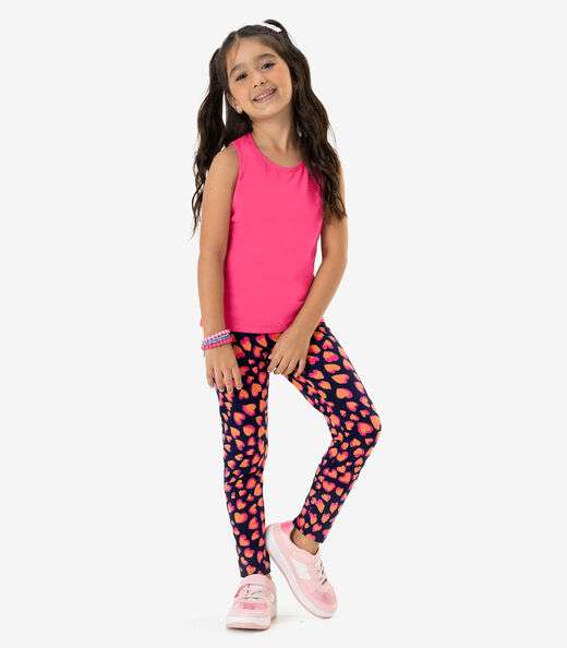 Regata Básica Infantil Feminina Rovitex Kids Rosa