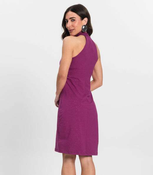 Vestido Feminino em Cotton Infinita Cor Rosa