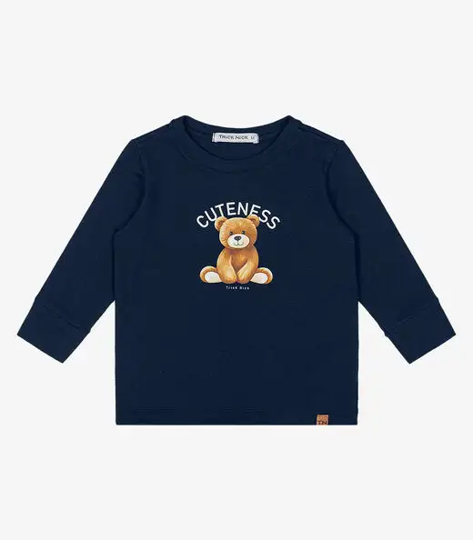 Image_Camiseta Infantil Manga Longa Trick Nick Azul