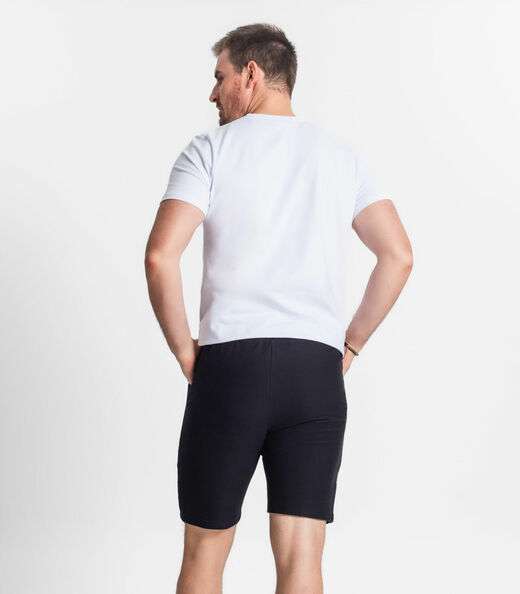 Bermuda Masculina Plus Size Diametro Preto
