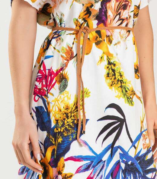 Vestido Adulto Feminino Infinita Cor Azul