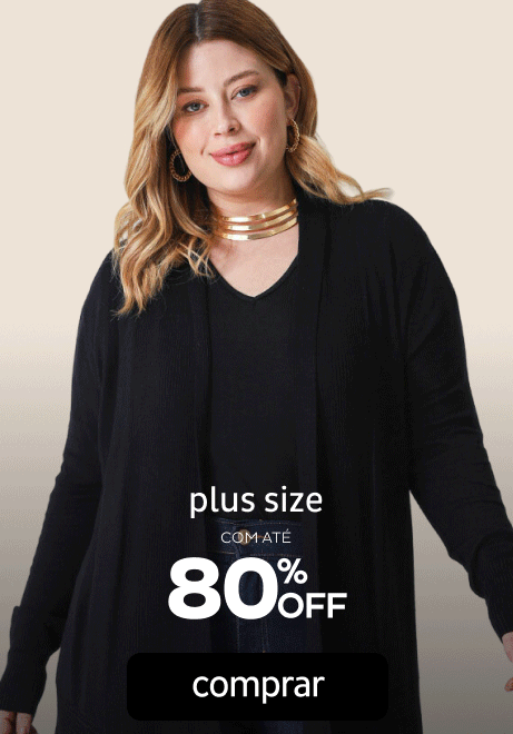Plus Size por até 80%