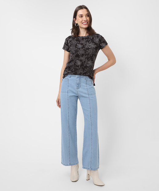 Image_Calça Feminina Wide Leg Petit Jeans Biotipo Azul