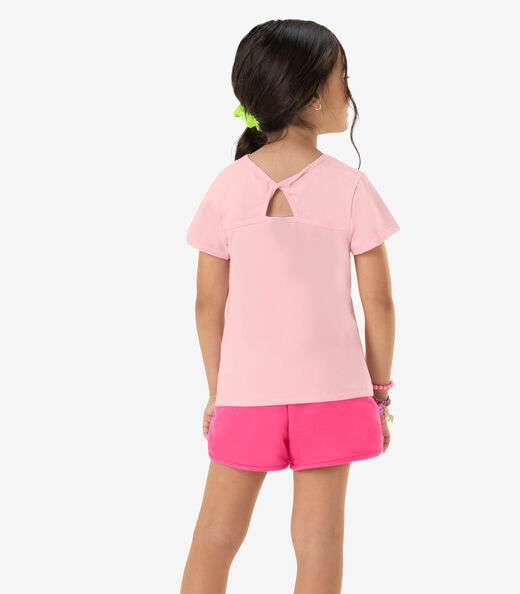 Blusa Infantil Feminina Rovi Kids Rosa