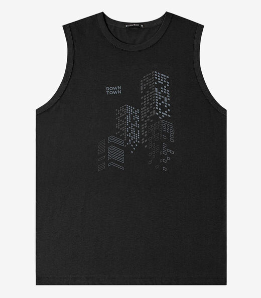 Image_Regata Masculina Meia Malha Com Estampa Diametro Preto