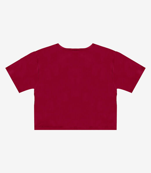Blusa Feminina em Molecotton Viscose Infinita Cor Vermelho