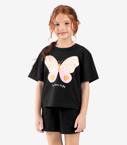 Image_Blusa Feminina Infantil Rovi Kids Preto