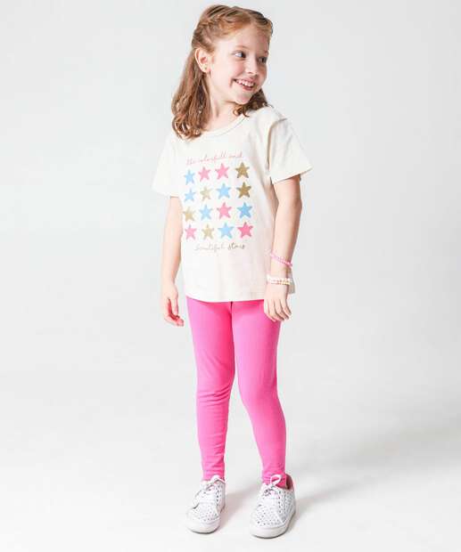 Image_Calça Infantil Legging Básica Marisa Tam 4 a 10