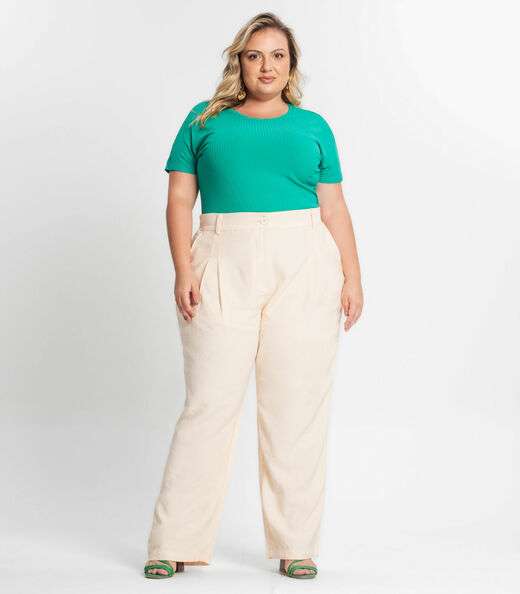 Blusa Feminina Plus Size Secret Glam Verde