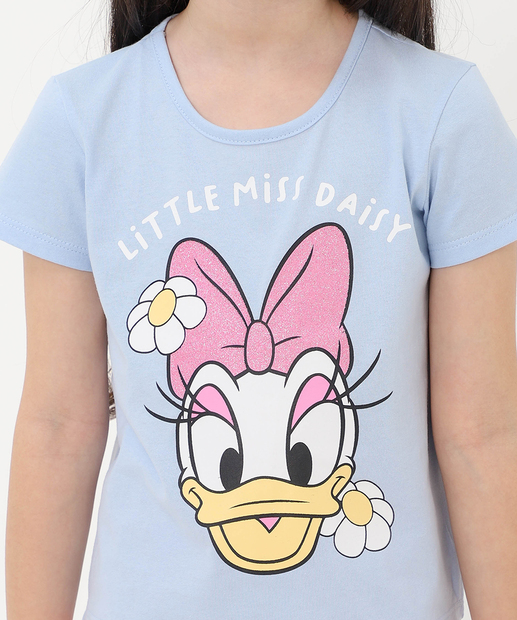 Blusa Infantil Margarida Disney Tam 4 a 10 Azul