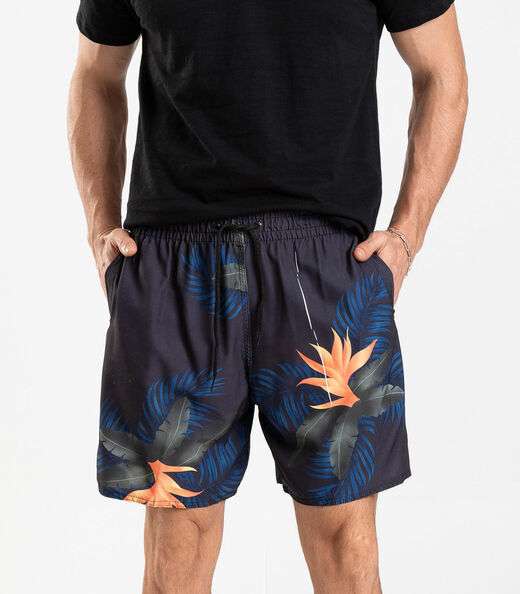 Bermuda Masculina De Microfibra Long Bong Azul