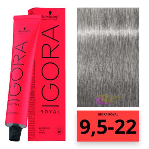 Image_Schwarzkopf Igora Royal Coloração 9,5/22 Azul Claro 60ml