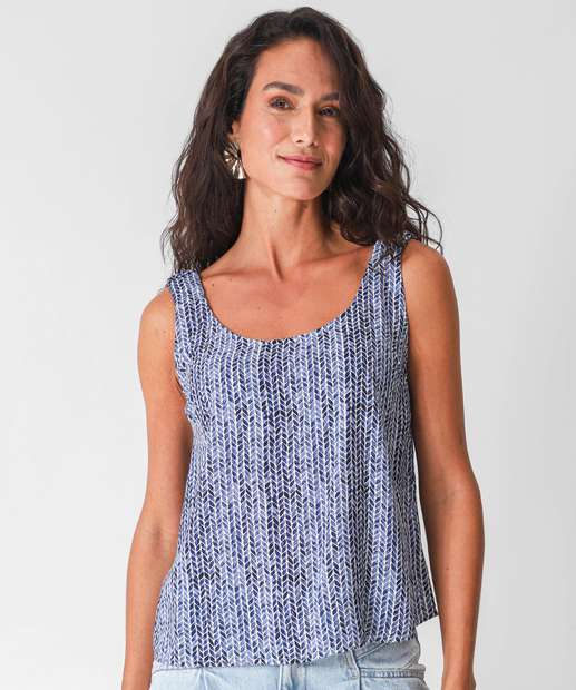 Image_Blusa Regata Feminina Estampada Azul Marisa