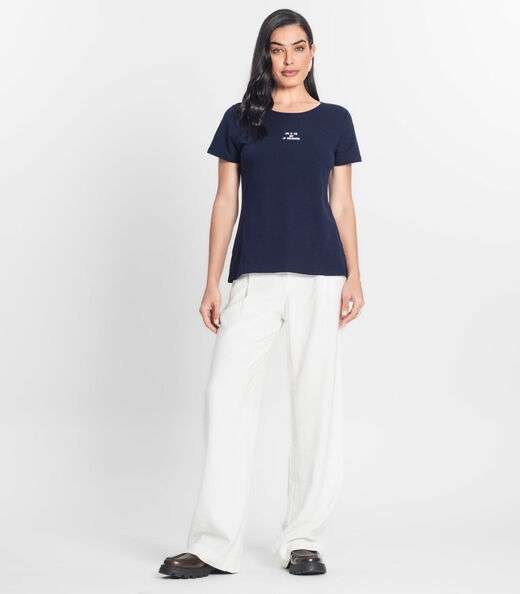 Blusa Feminina Estampada Select Azul