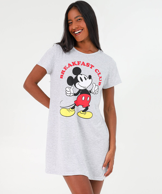 Image_Camisola Feminina Estampa Mickey Disney Cinza