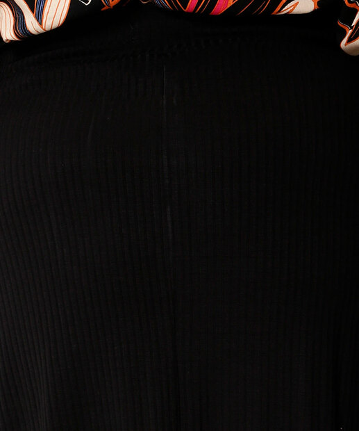 Saia Plus Size Feminina Midi Canelada Marisa