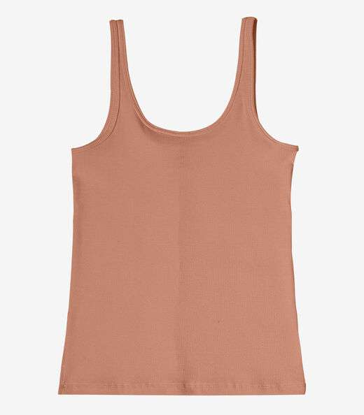 Blusa De Alca Básica Feminina Rovitex Marrom