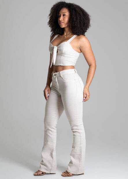 Calça Sarja Sawary Boot Cut - 278721