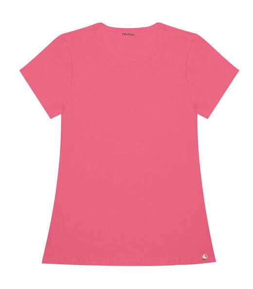 Blusa Feminina Cotton Leve Básica Rovitex Rosa