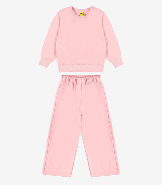 Image_Conjunto Blusão Com Calça Wide Moletom Rovi Kids Rosa