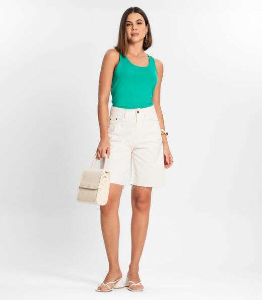 Regata Feminina Básica Rovitex Verde