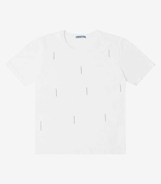 Camiseta Feminina Com Strass Endless Branco