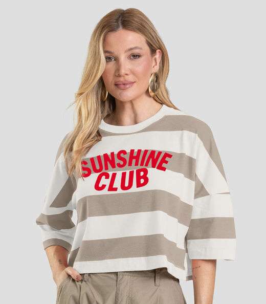 Image_T- Shirt Feminina Cropped Dianna Marrom